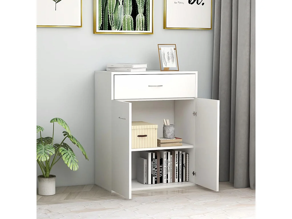 Commode Blanche 60 x 30x75