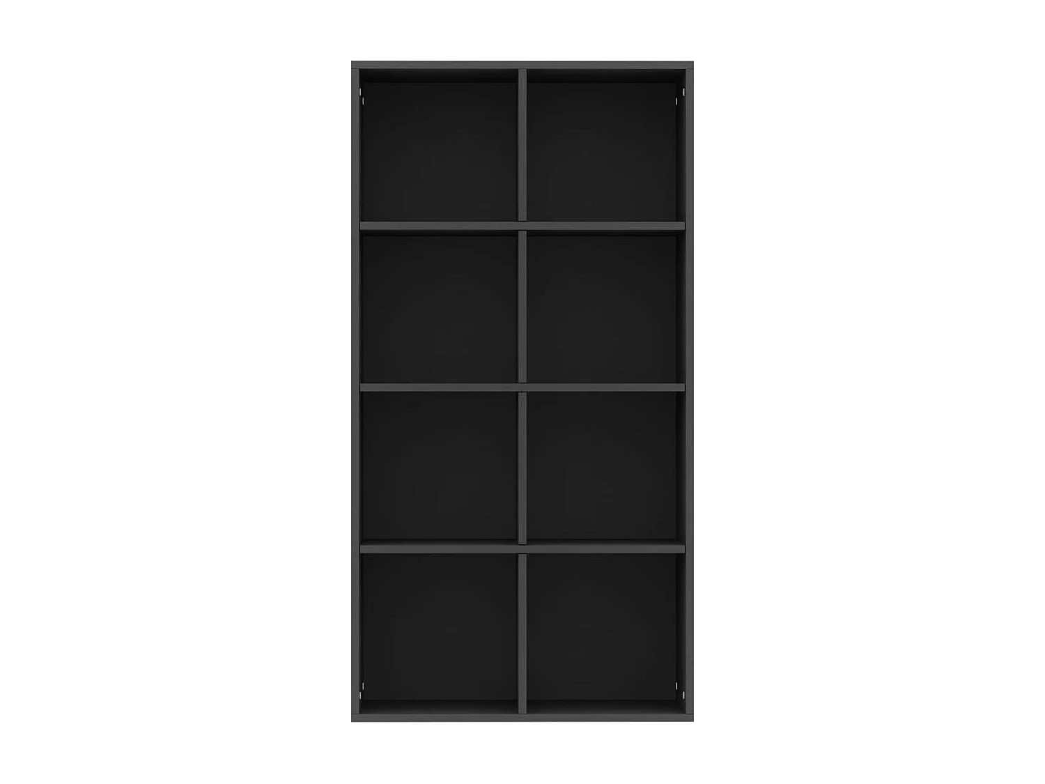 Bibliothèque-Buffet Noir 66 x 30x130