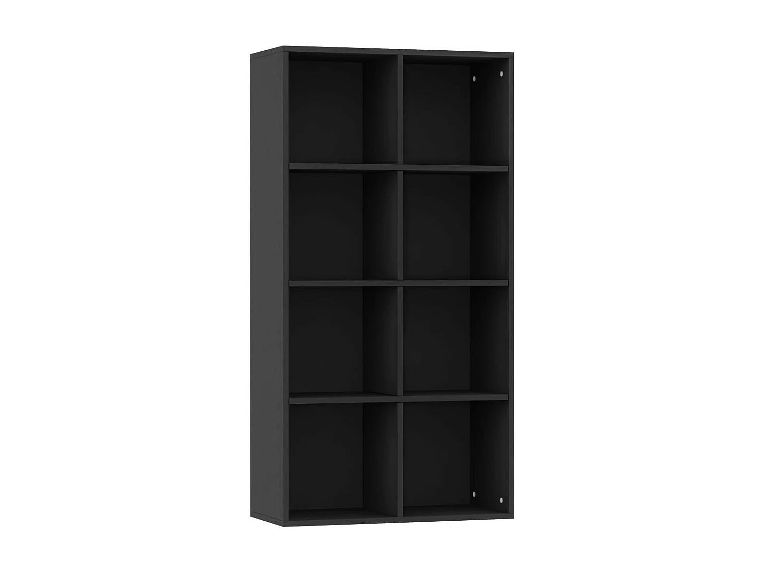 Bibliothèque-Buffet Noir 66 x 30x130