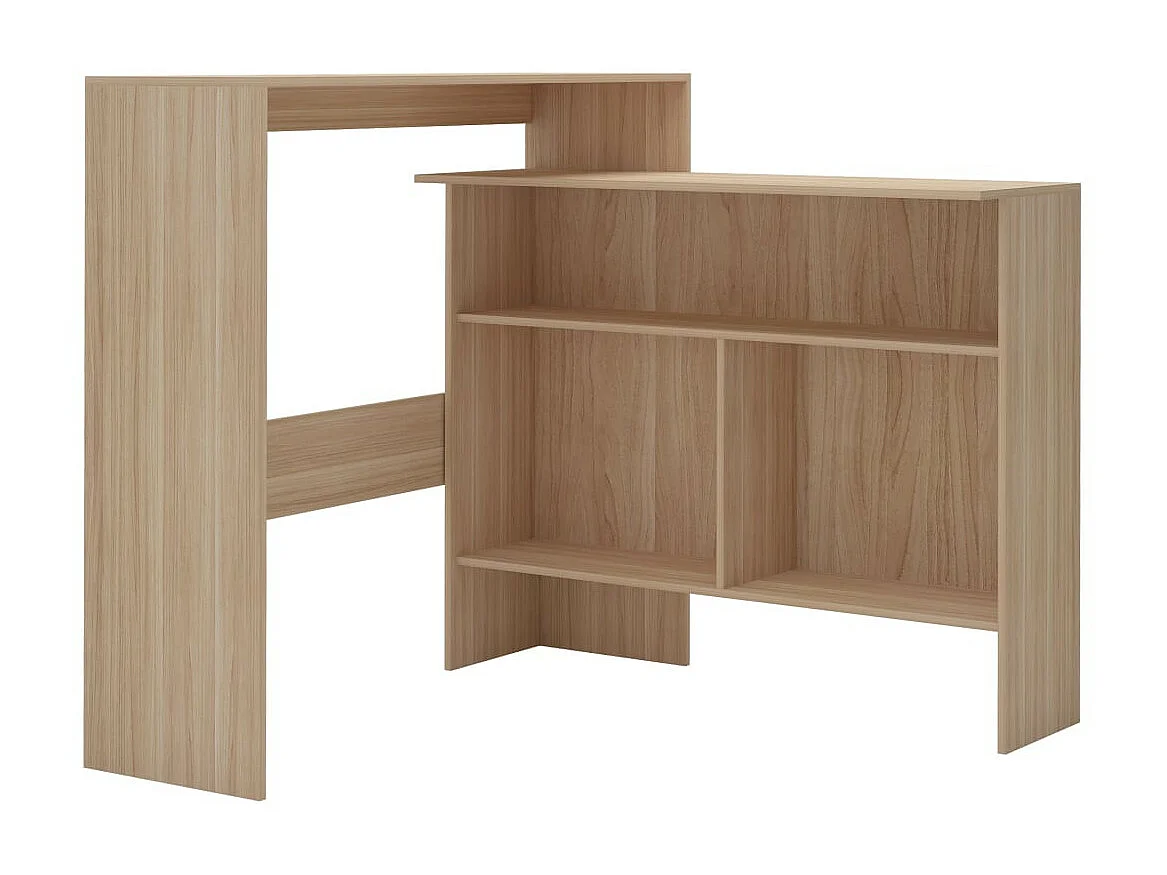 Meuble de bar bois clair Keo 130