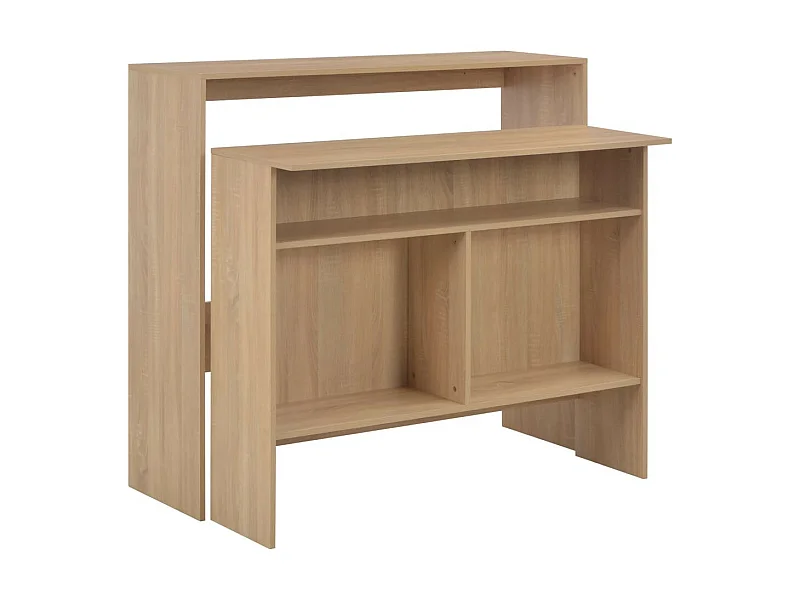 Meuble de bar bois clair Keo 130