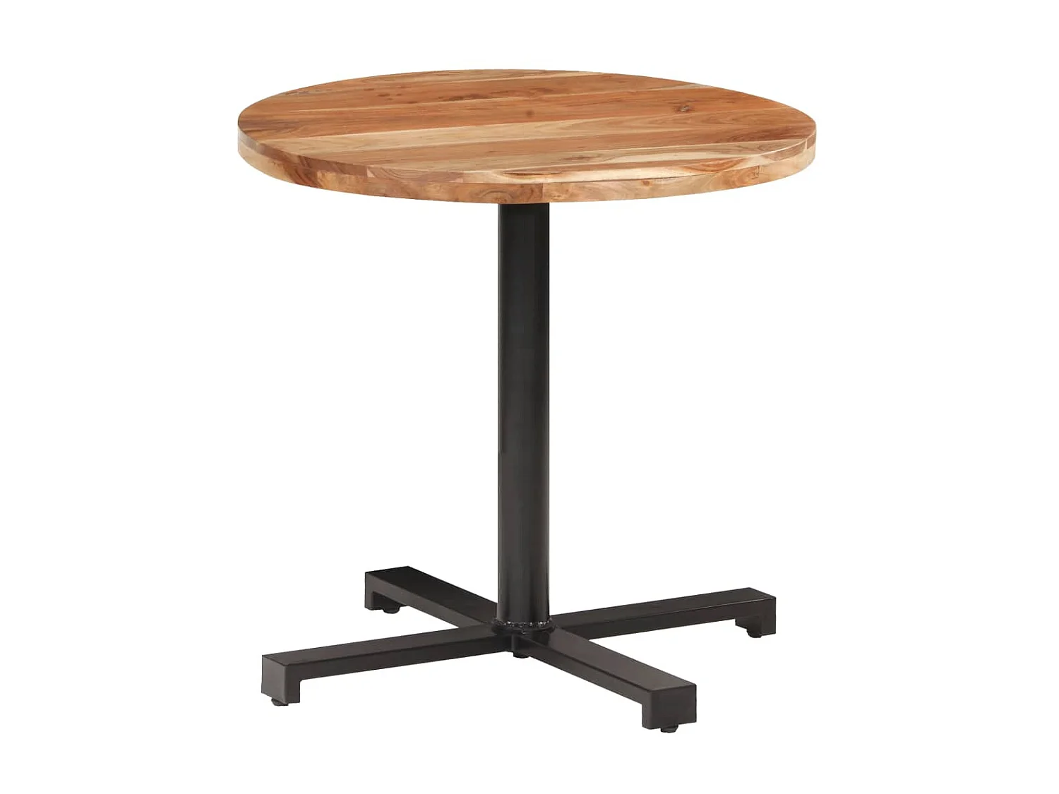 Table de bistro Ronde Ø80x75 Bois d'acacia massif