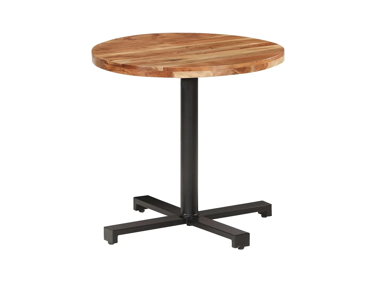 Table de bistro Ronde Ø80x75 Bois d'acacia massif