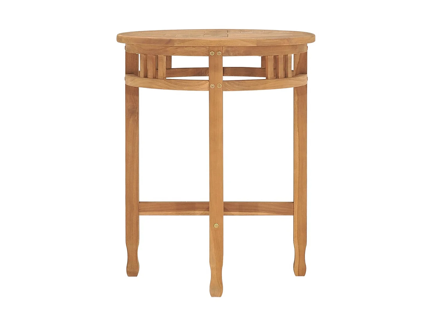 Table de bistro Ø60x60 Bois de teck solide