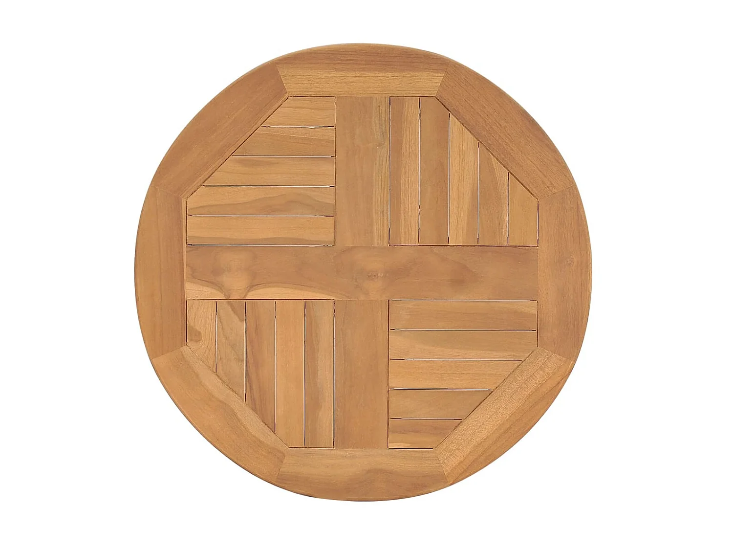 Table de bistro Ø60x60 Bois de teck solide