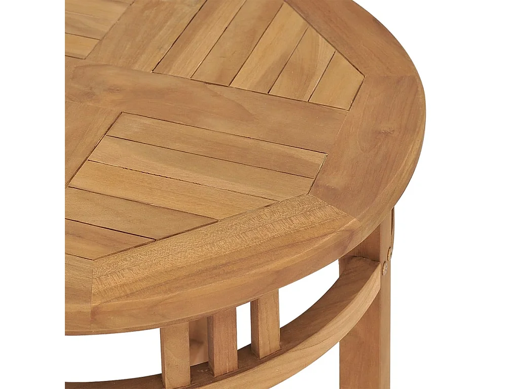 Table de bistro Ø60x60 Bois de teck solide