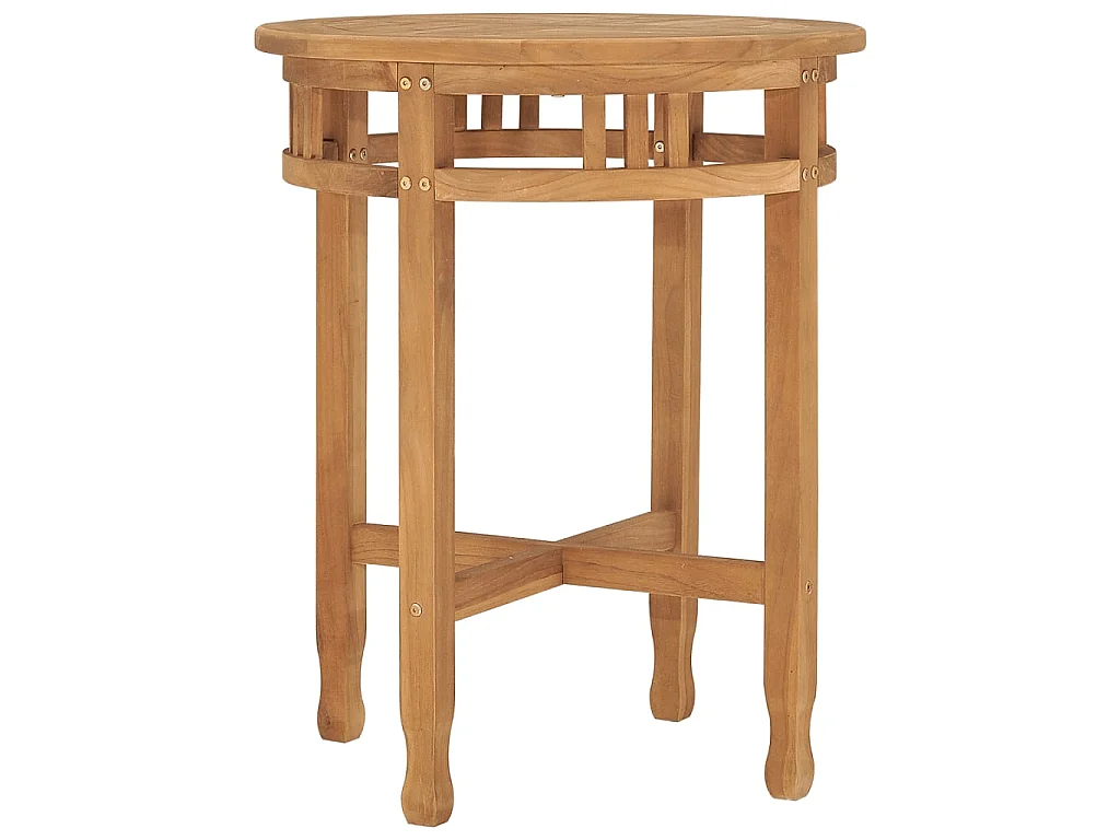 Table de bistro Ø60x60 Bois de teck solide