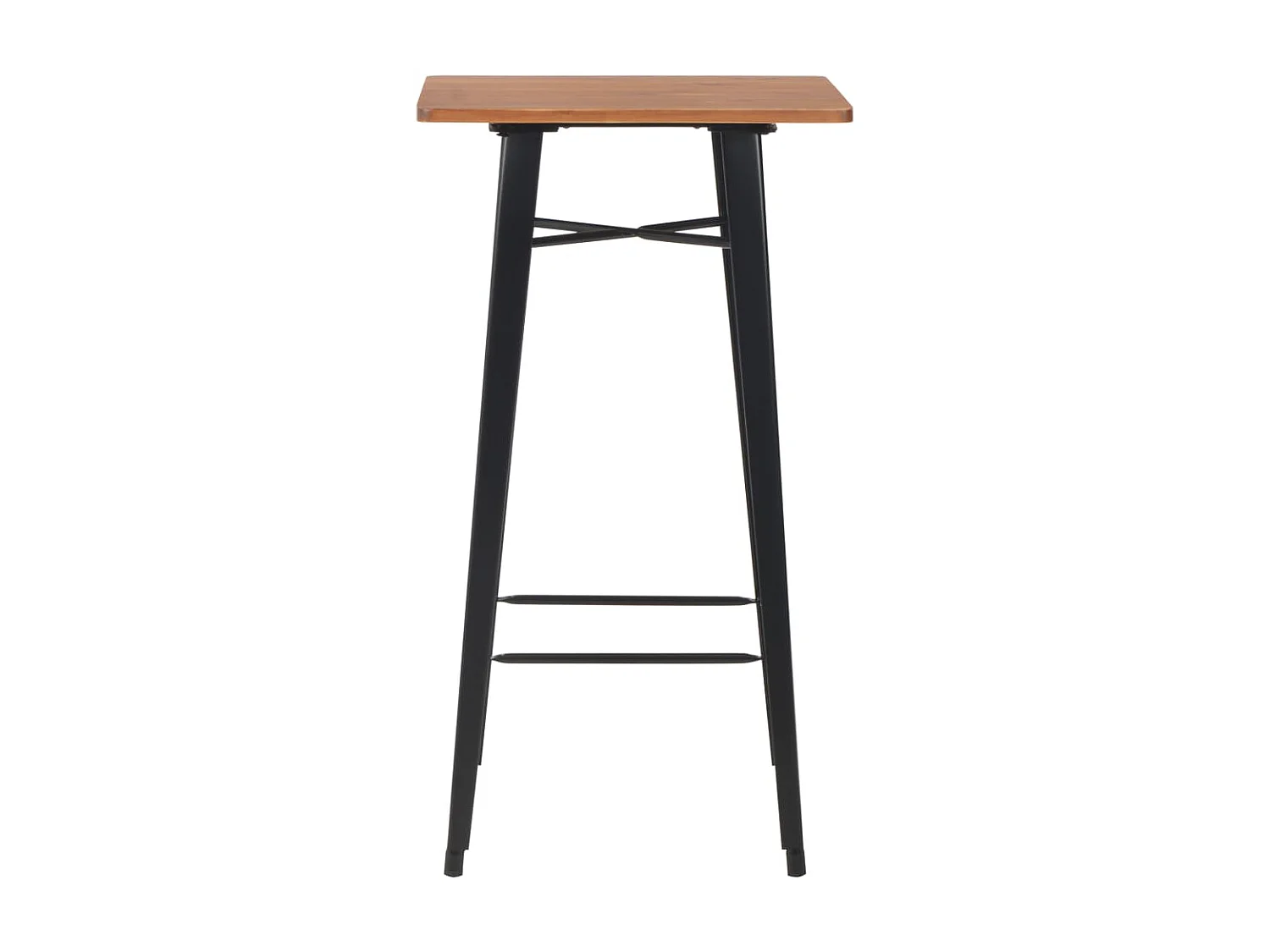 Mobilier de bar 3 pcs Acier Noir 3