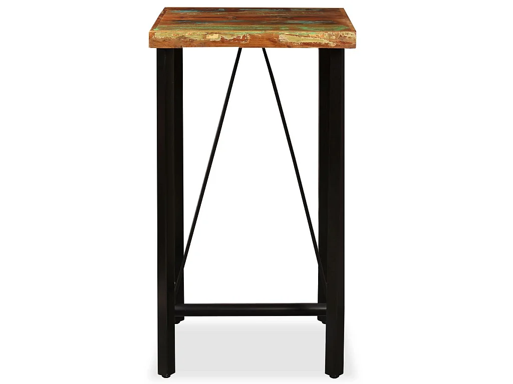 Ensemble de bar 3 pcs Bois de récupération massif