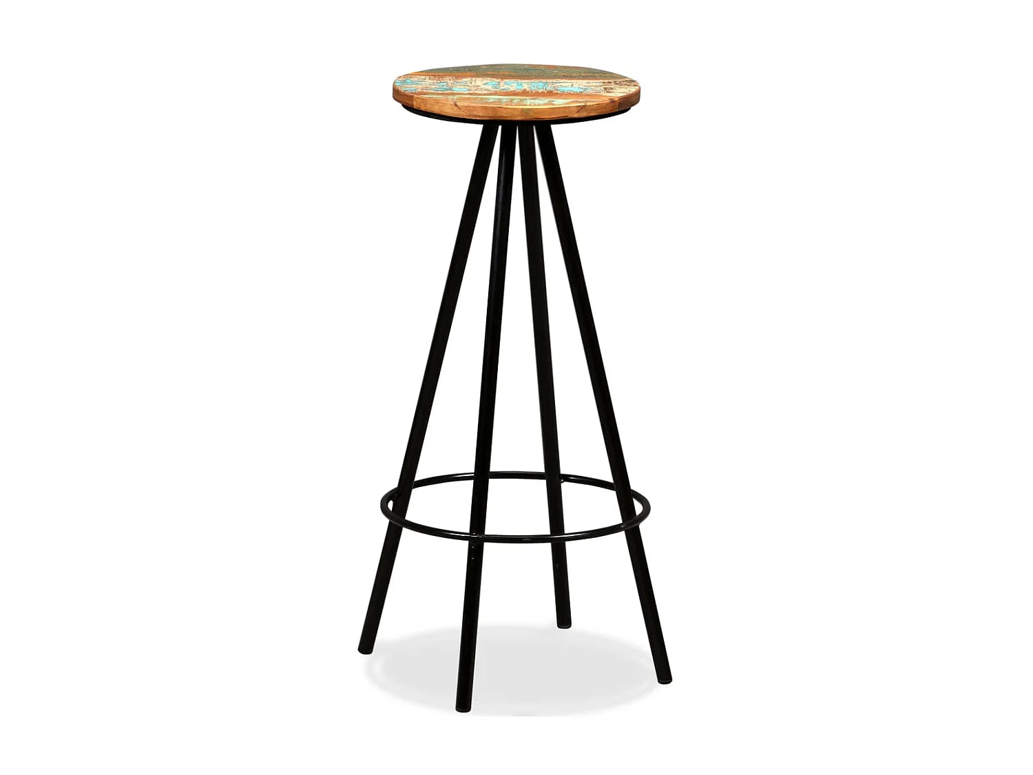 Ensemble de bar 3 pcs Bois de récupération massif