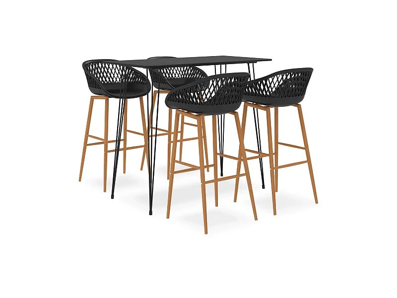 Ensemble de bar 5 pcs Noir 9