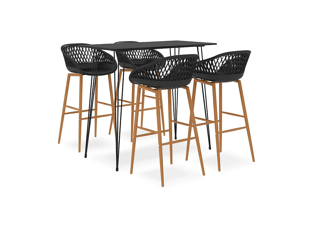 Ensemble de bar 5 pcs Noir 9