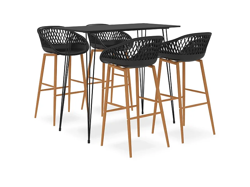 Ensemble de bar 5 pcs Noir 9