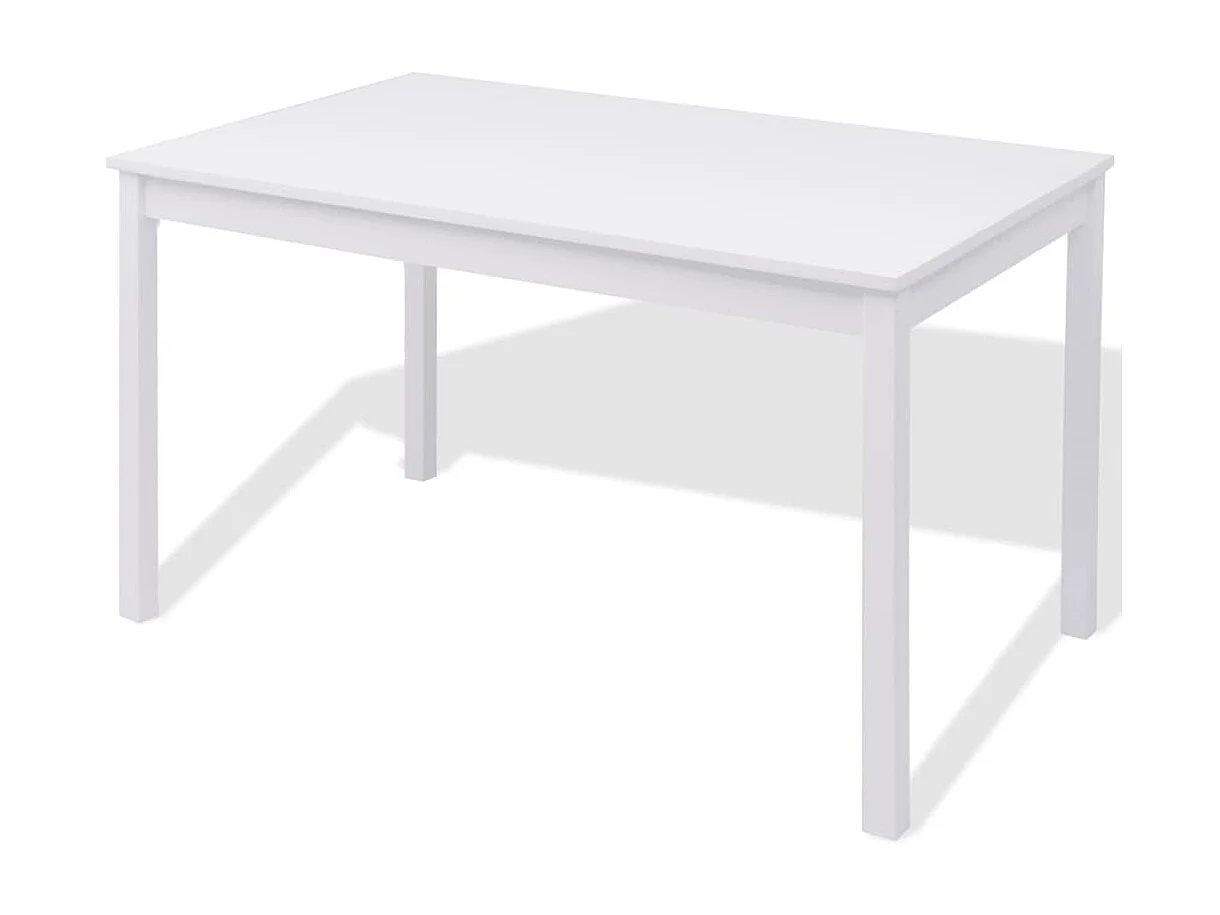 Jeu de salle à manger 7 pcs Pinède Blanc