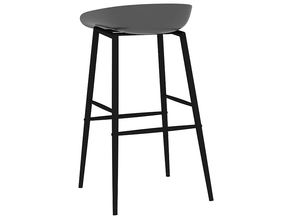 Ensemble de bar 7 pcs Blanc et gris 6