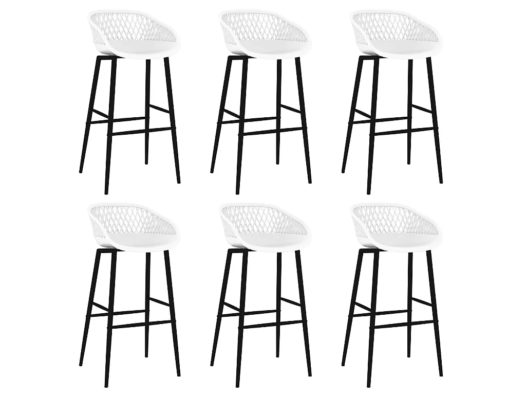 Ensemble de bar 7 pcs Blanc 12