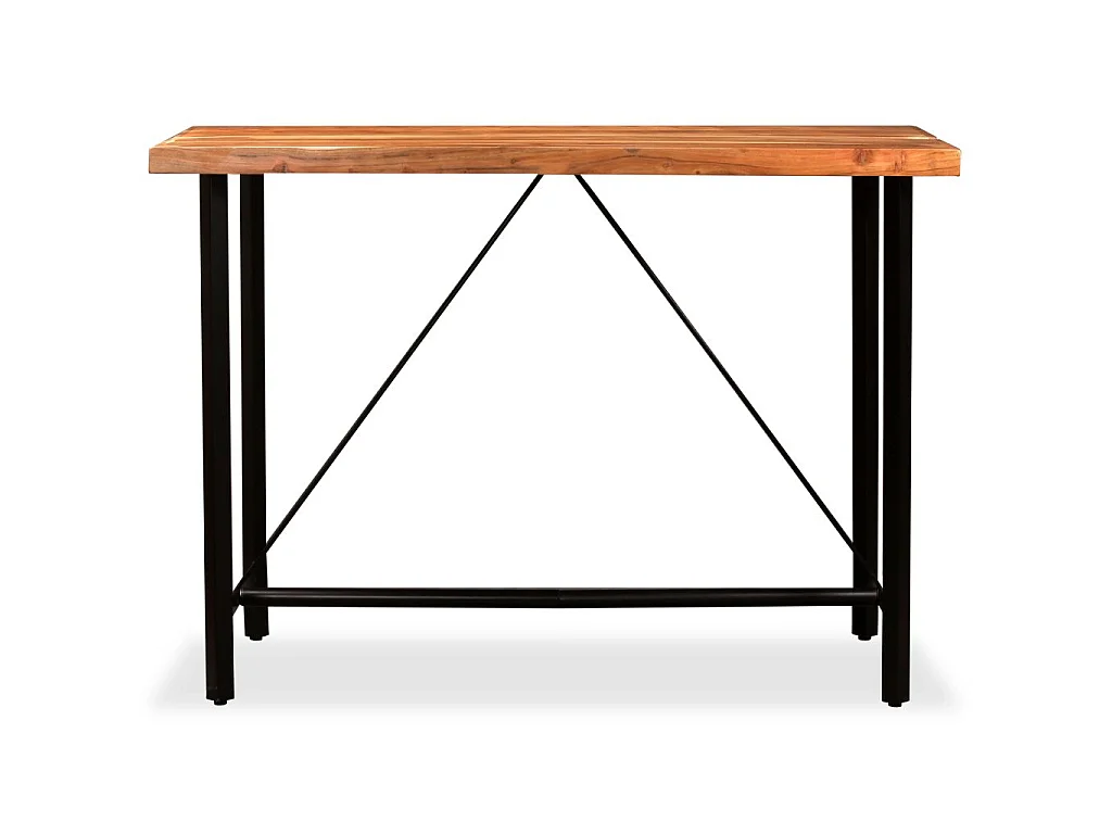 Ensemble de bar 7 pcs Bois d'acacia massif et de récupération