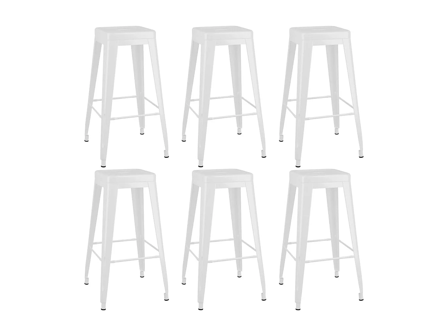 Ensemble de bar 7 pcs Blanc 6