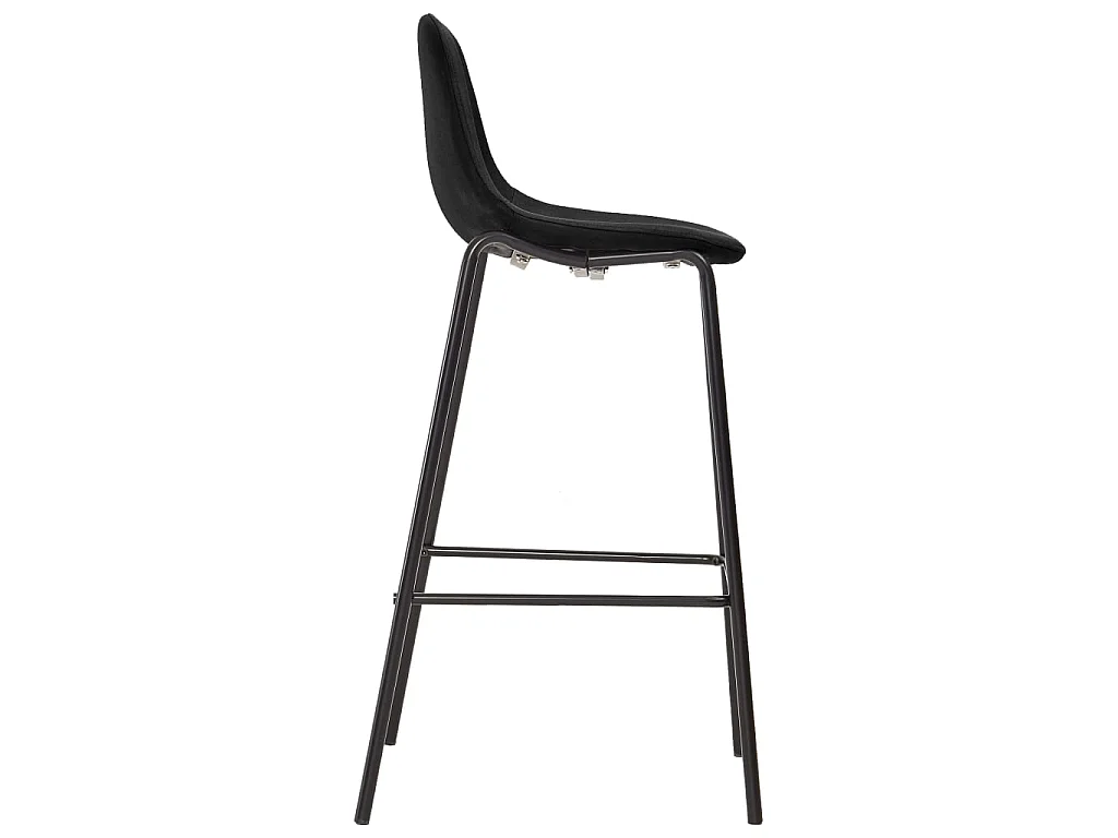 Ensemble de bar 5 pcs Tissu Noir 9