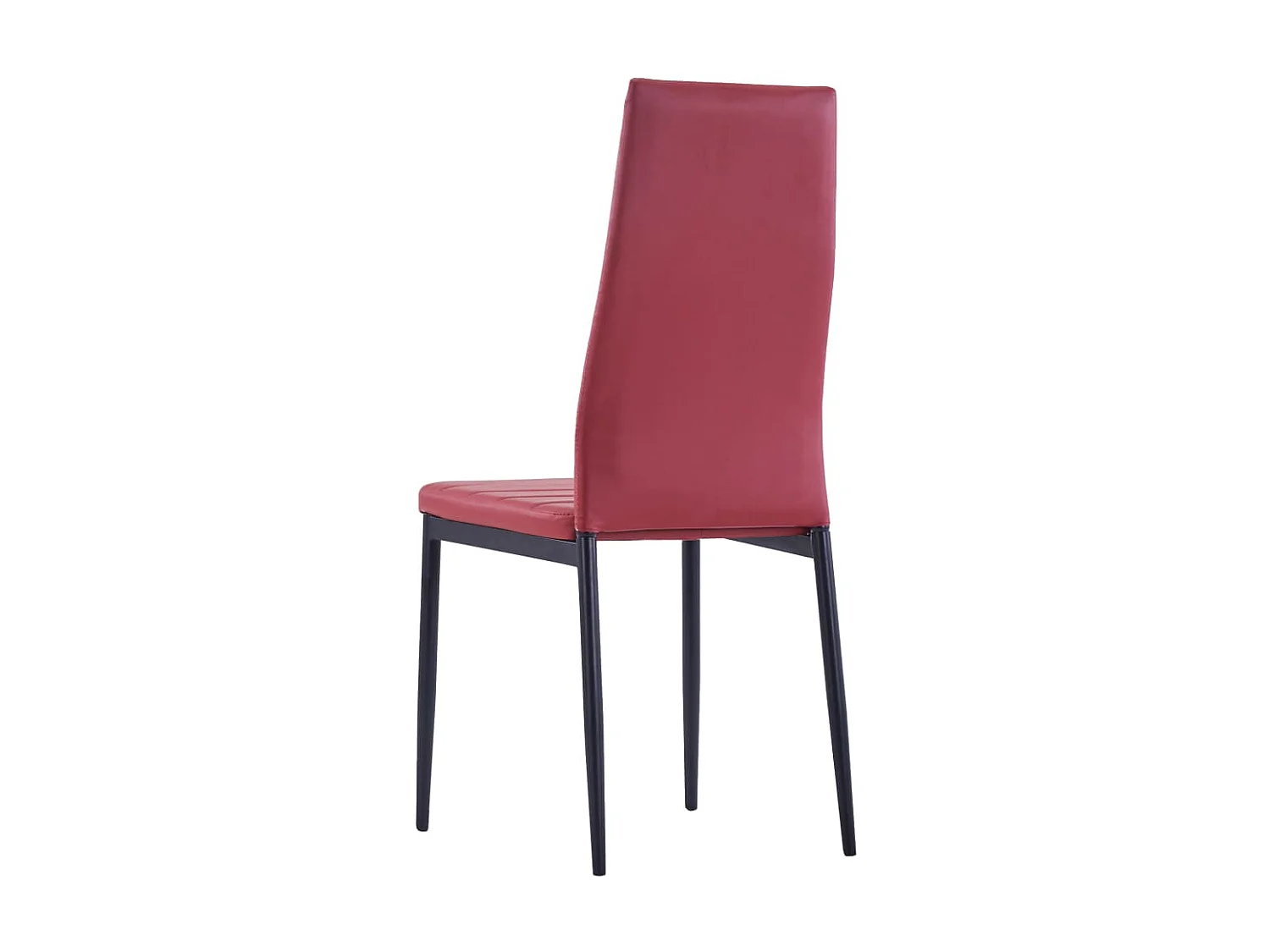 Mobilier de salle à manger 7 pcs Rouge bordeaux
