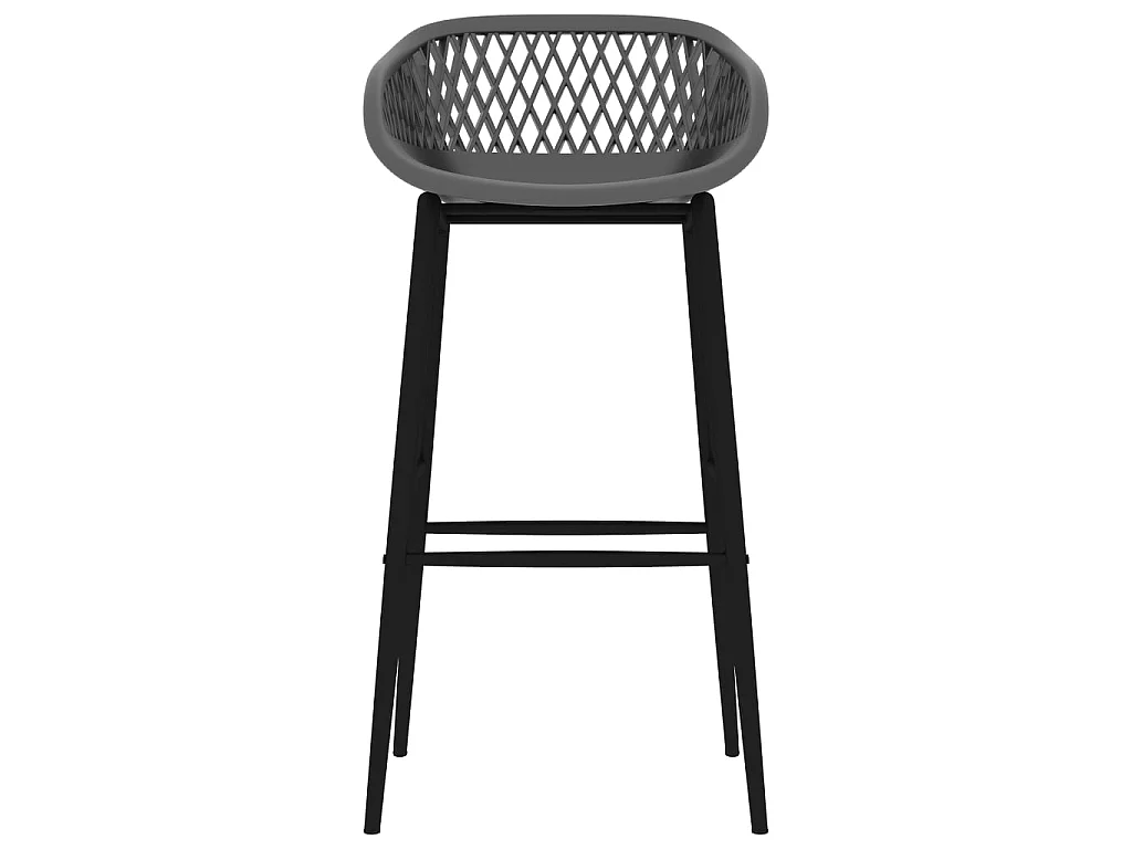 Ensemble de bar 7 pcs Blanc et gris