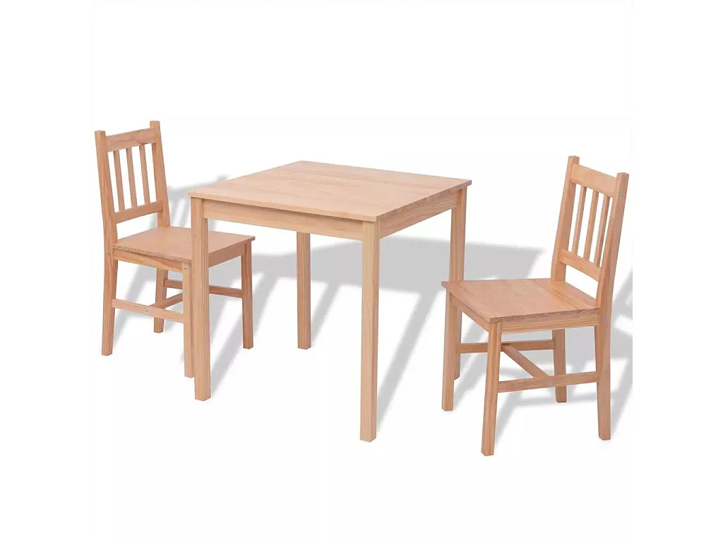 Ensemble de salle à manger trois pièces Pinède