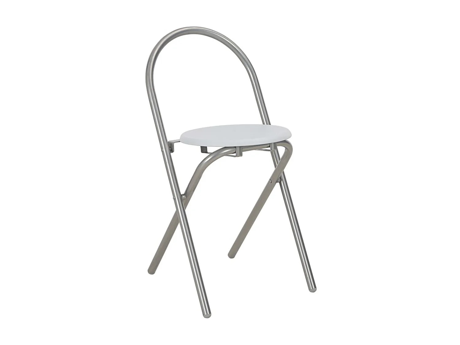 Ensemble à dîner pliant 3 pcs et étagère de rangement MDF acier