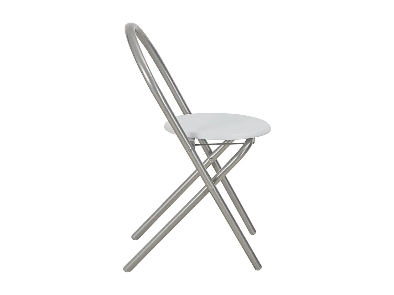 Ensemble à dîner pliant 3 pcs et étagère de rangement MDF acier