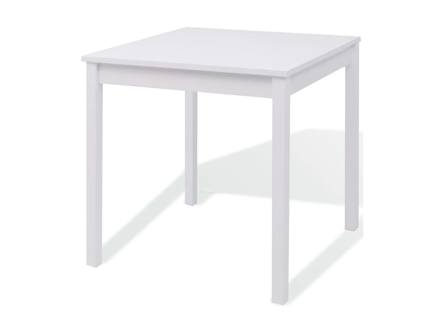 Ensemble de salle à manger 5 pièces Pinède Blanc