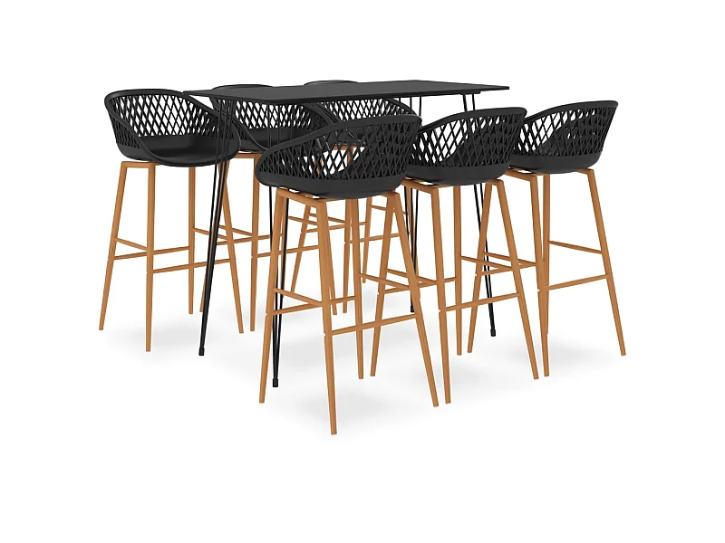 Ensemble de bar 7 pcs Noir 17