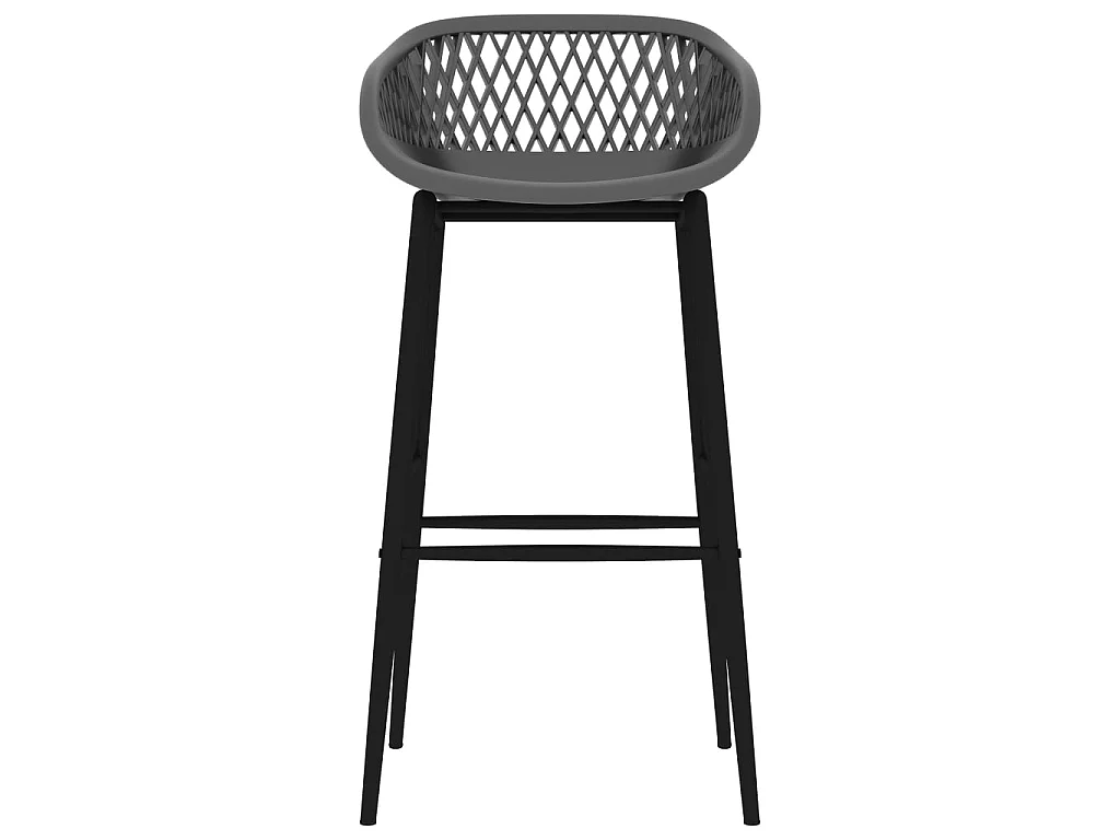 Ensemble de bar 5 pcs Noir et gris 2