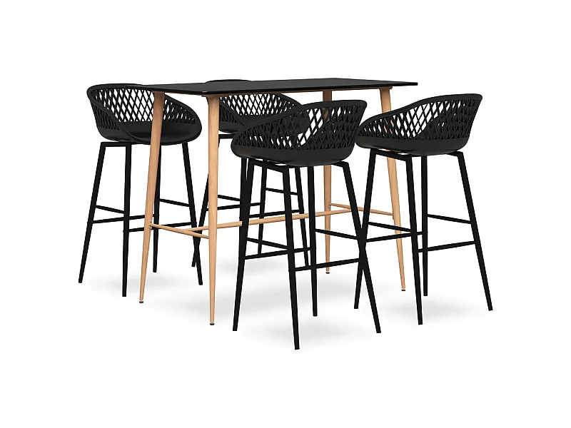 Ensemble de bar 5 pcs Noir 8