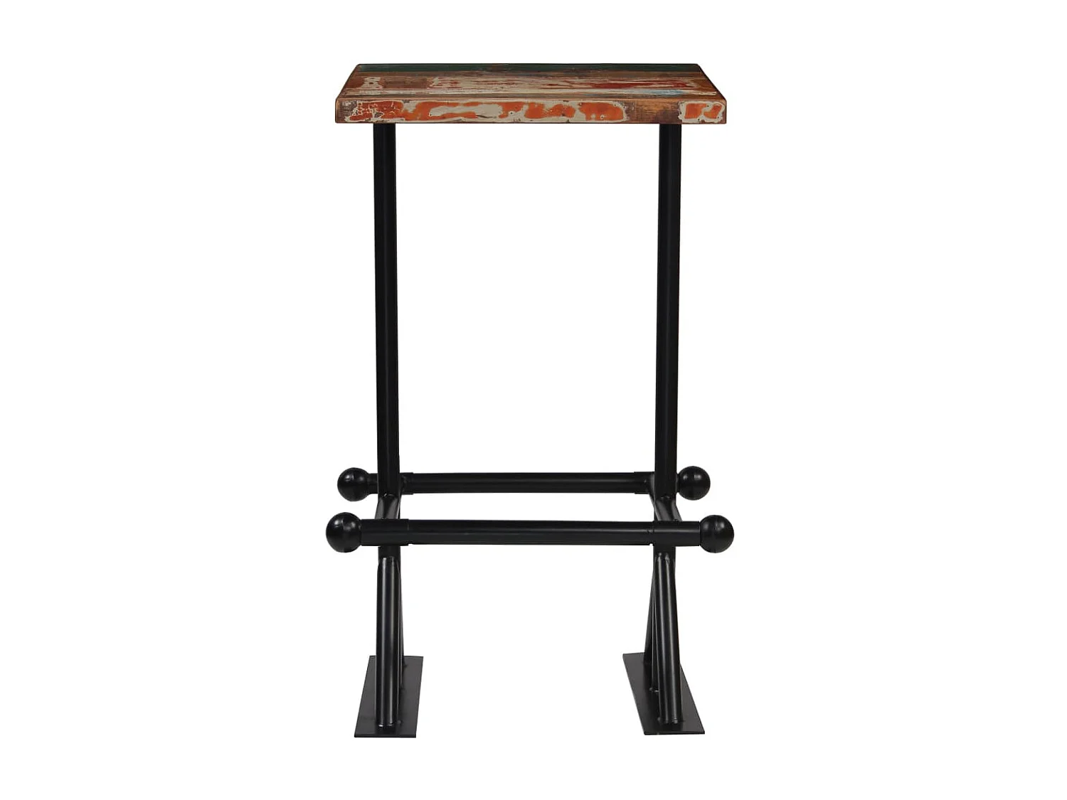 Mobilier de bar 3 pcs Bois de récupération massif Multicolore