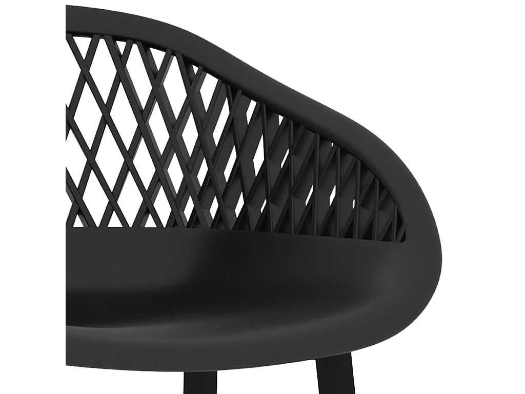 Ensemble de bar 7 pcs Blanc et noir 7