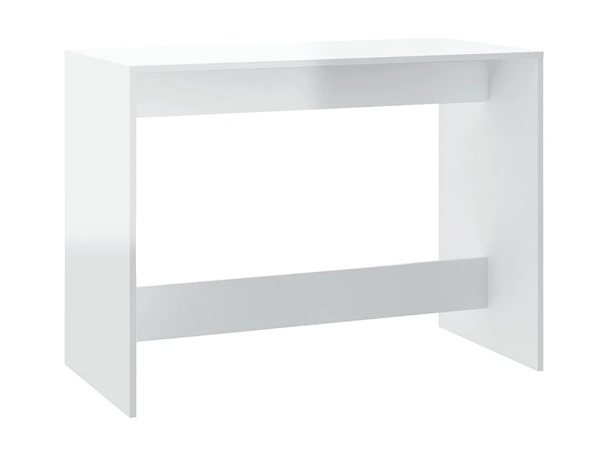 Ensembles de salle à manger 3 pcs Blanc brillant