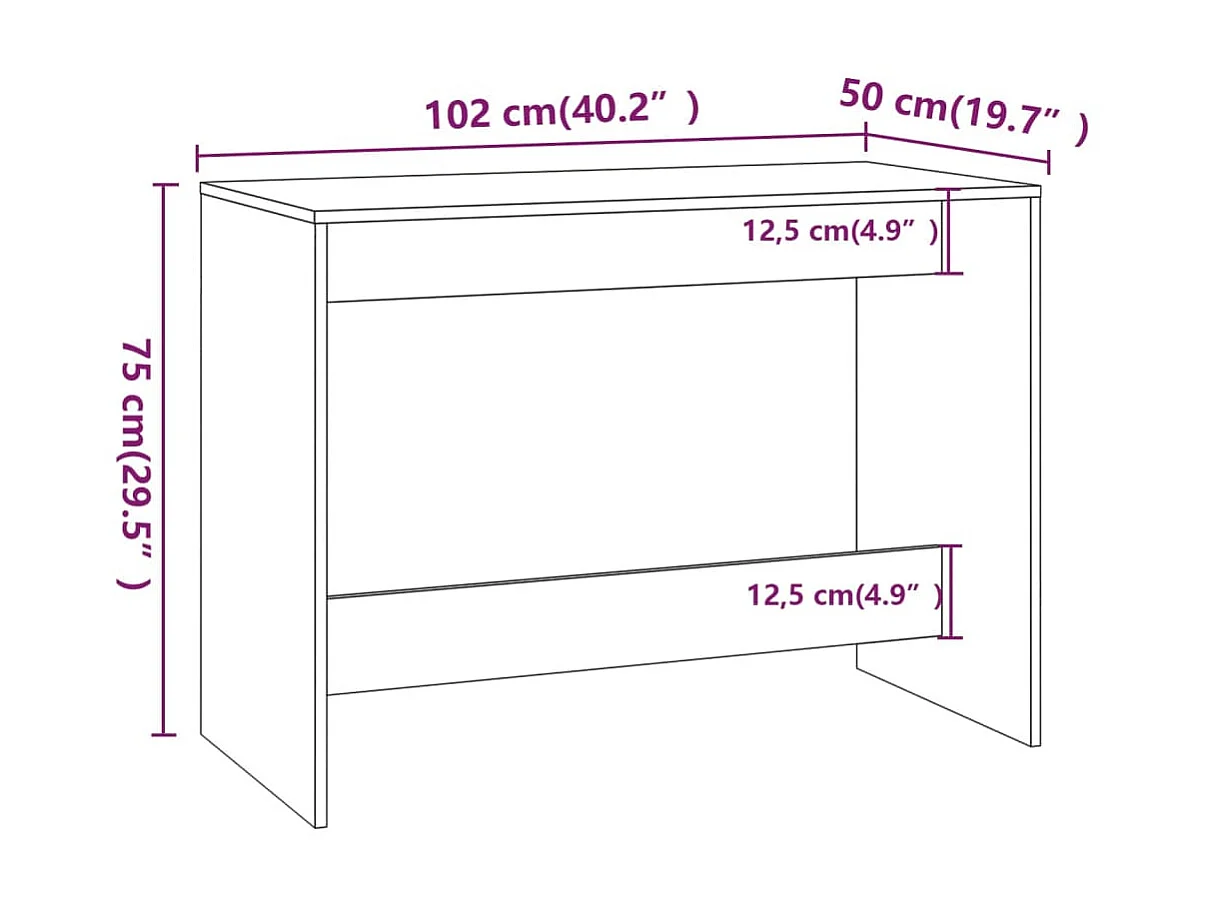 Ensembles de salle à manger 3 pcs Blanc brillant