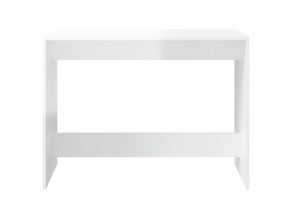 Ensembles de salle à manger 3 pcs Blanc brillant