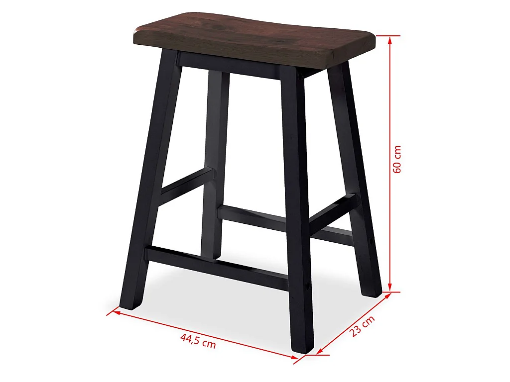 Assortiment de bar 3 pcs MDF Noir