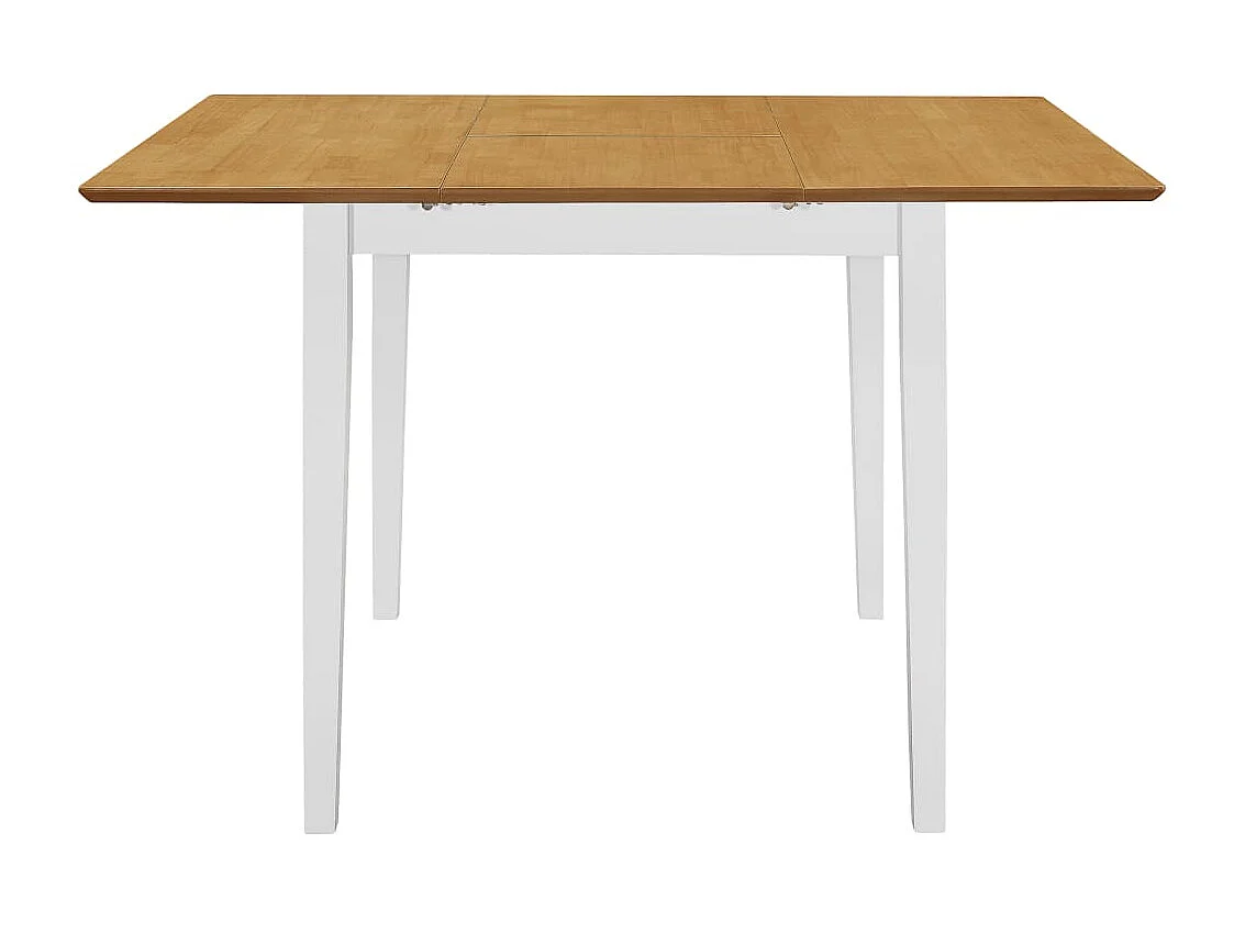 Mobilier de salle à manger 5 pcs MDF Blanc 3