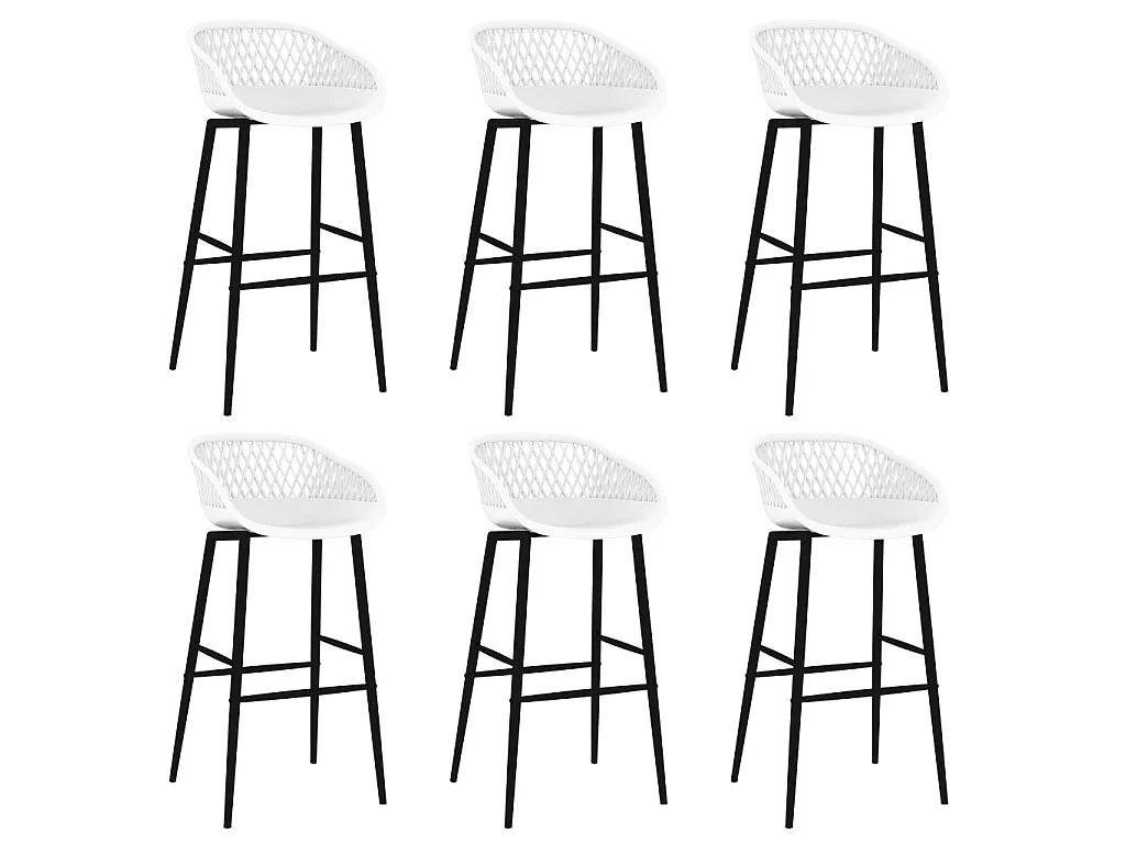 Ensemble de bar 7 pcs Blanc 10