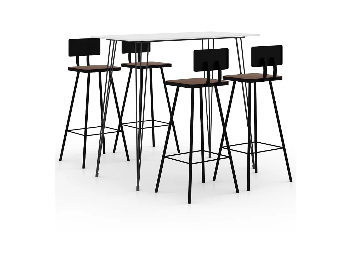 Ensemble de bar 5 pcs Blanc 13