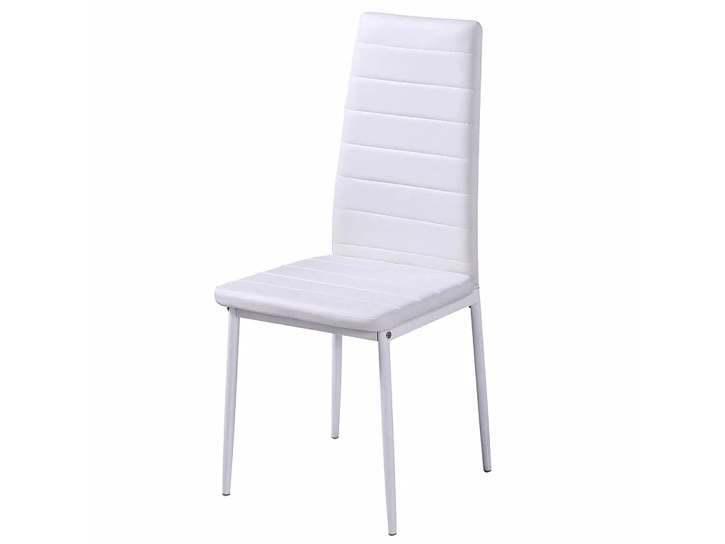 Ensemble de table à manger sept pièces noir et blanc