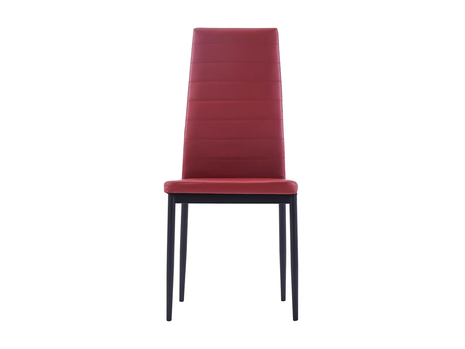 Mobilier de salle à manger 5 pcs Rouge bordeaux