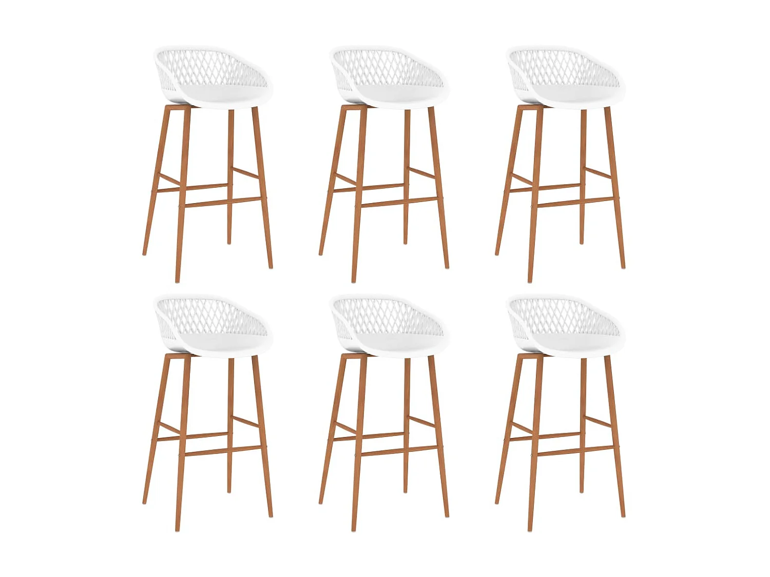 Ensemble de bar 7 pcs Noir et blanc 8