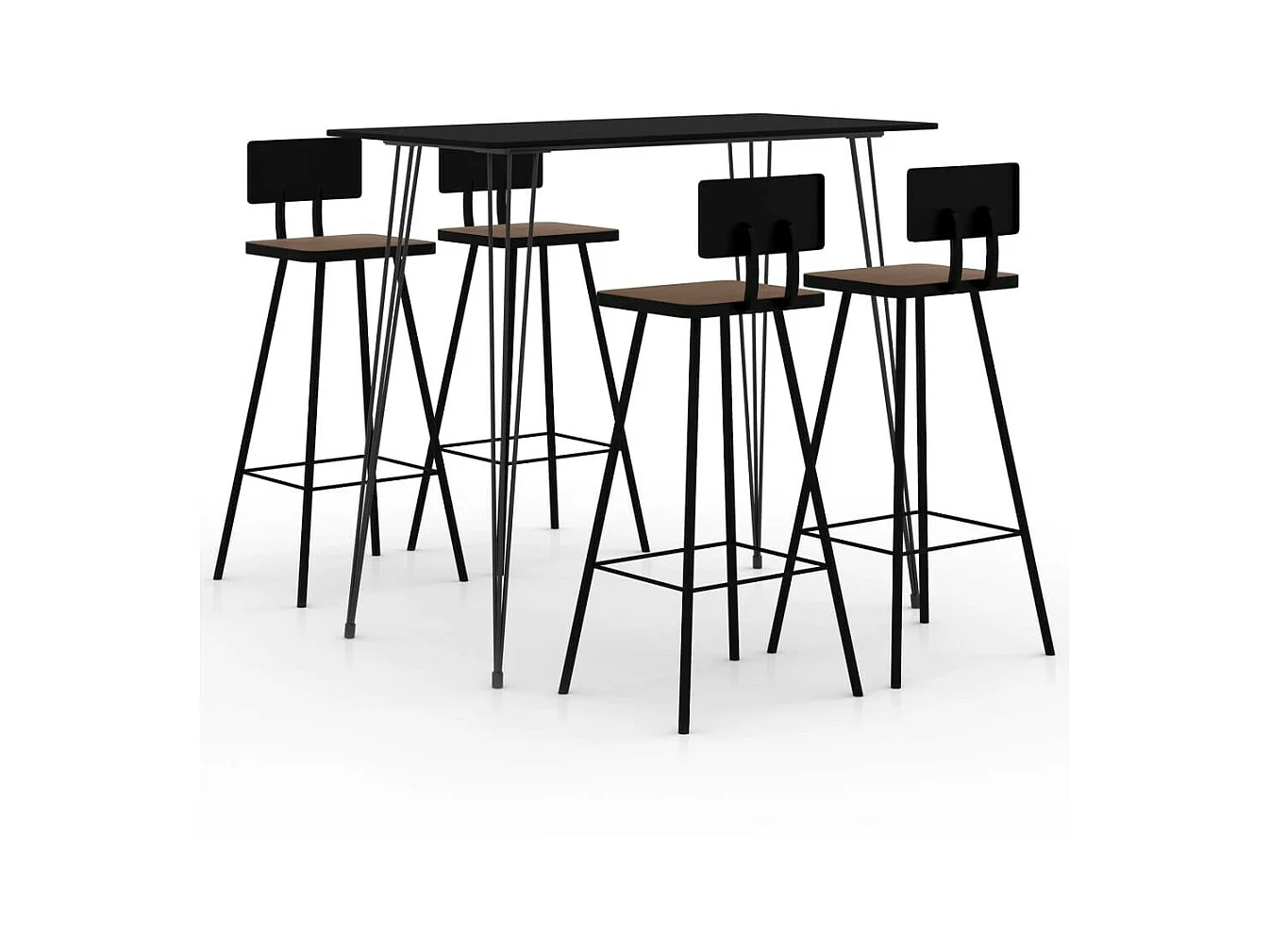 Ensemble de bar 5 pcs Noir 3