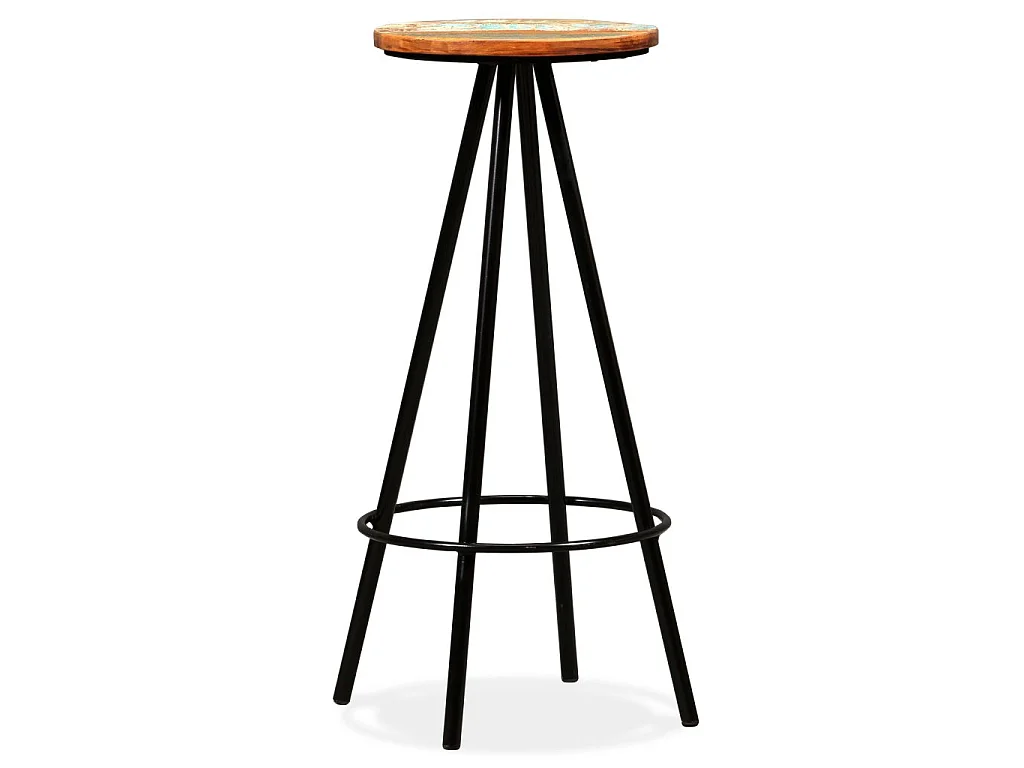 Ensemble de bar 5 pcs Bois d'acacia massif et de récupération