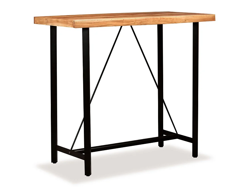 Ensemble de bar 5 pcs Bois d'acacia massif et de récupération