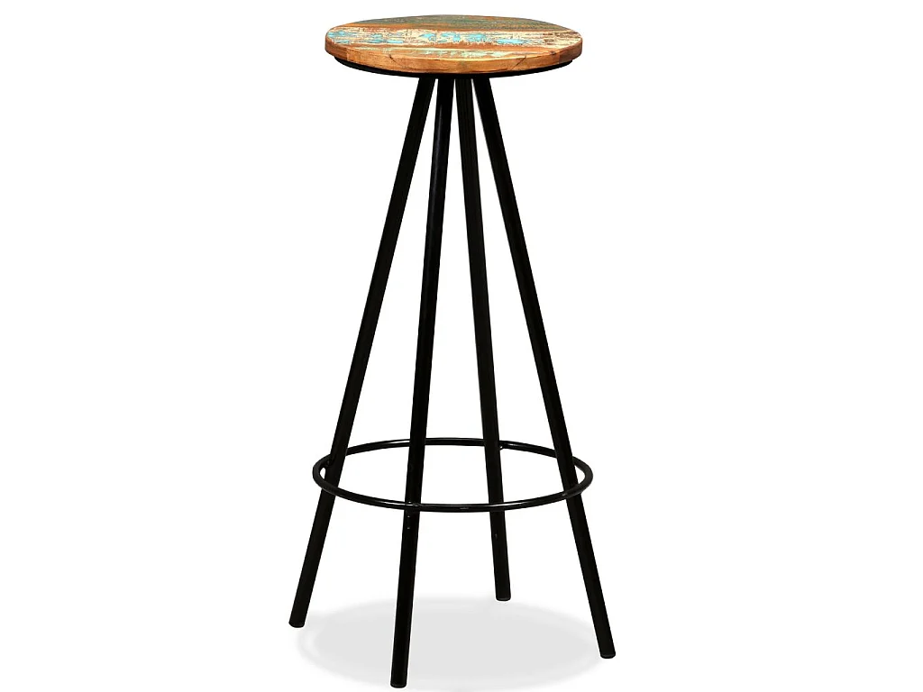 Ensemble de bar 5 pcs Bois d'acacia massif et de récupération