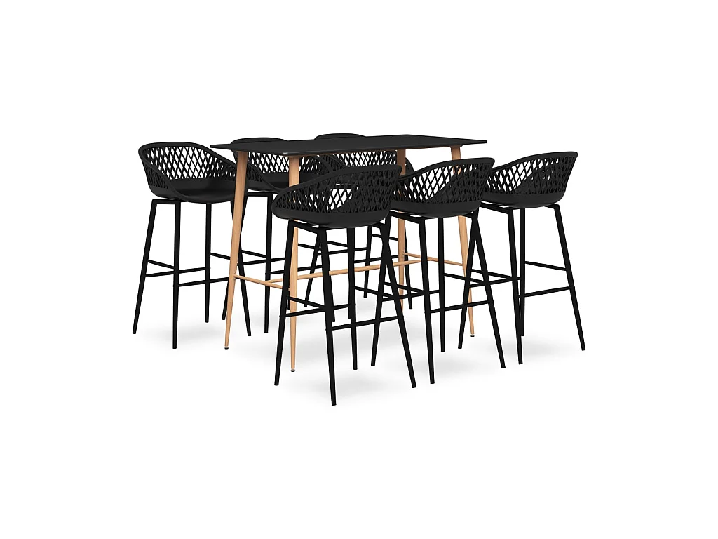 Ensemble de bar 7 pcs Noir 15