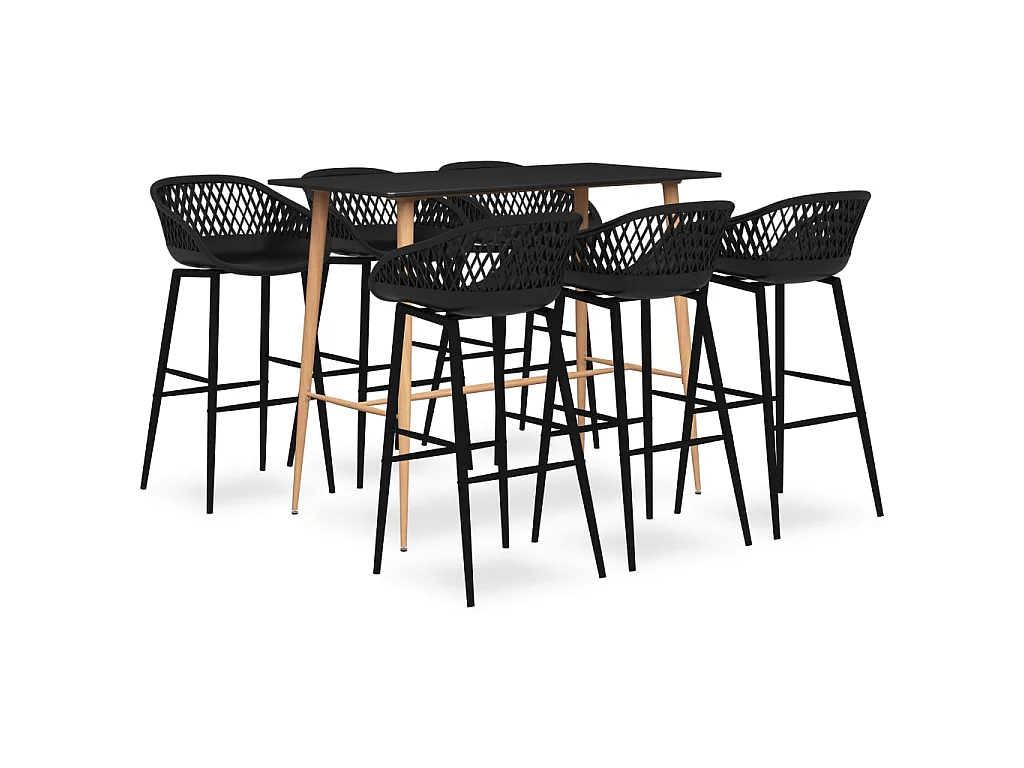 Ensemble de bar 7 pcs Noir 15